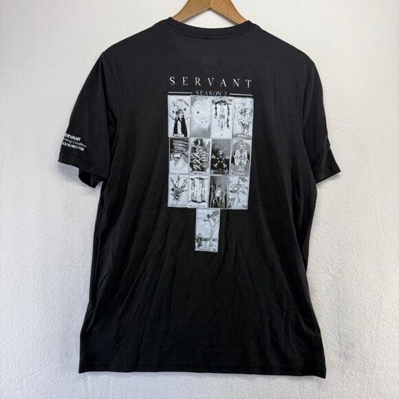 Oakey Shirt Men's Large Black Servant Lighting Horror Hydrolix Performance NEW - Picture 6 of 9